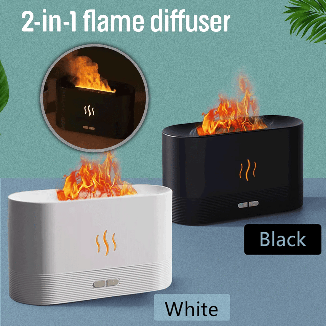 LED Flame Air Humidifier